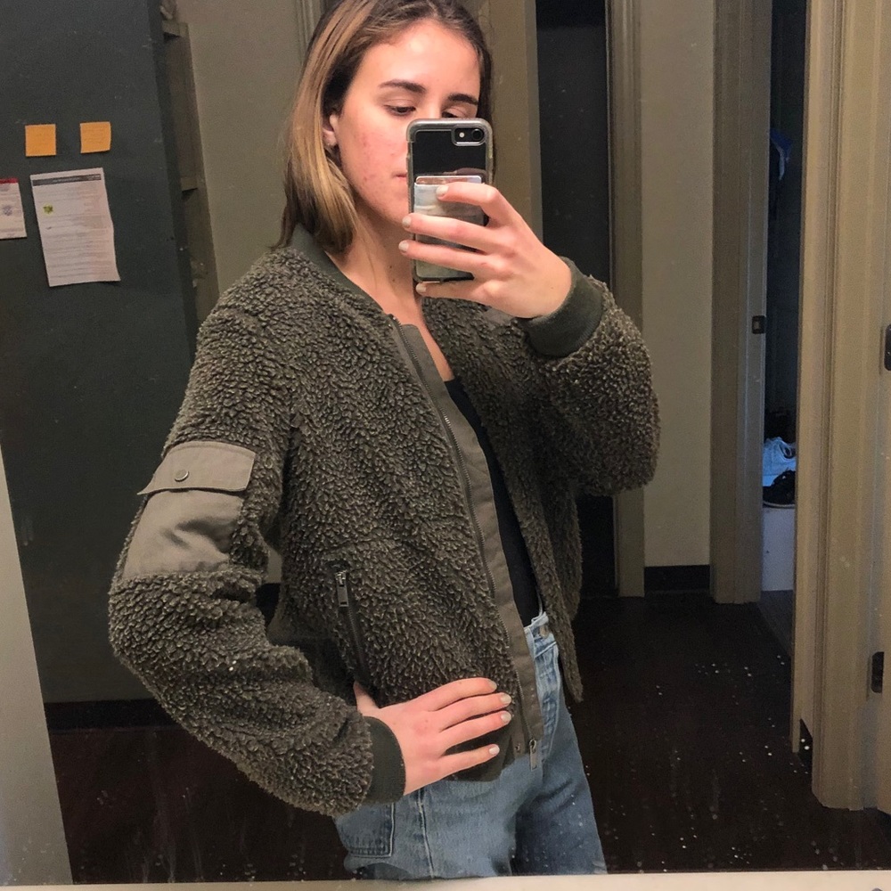 Barney’s bomber jacket